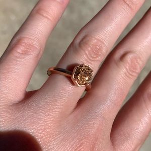 Kendra Scott - Rose gold drusy ring - size 7